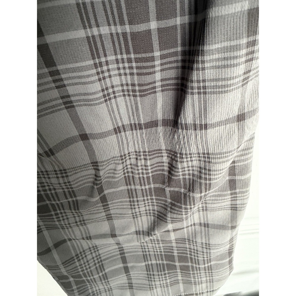 Nike Golf Women's Dri-FIT Plaid Pants Size 10 Grey Black Modern Rise - Picture 6 of 9